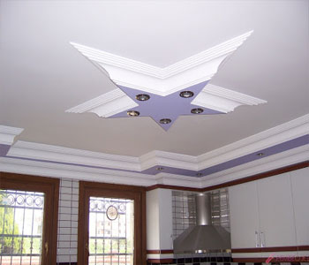 KARTONPİYER Kartonpiyer Stropiyer Alçı döküm veya sıkıştırılmış köpük plakaların duvarlar ve tavanların birleşim yerlerini kapatacak şekilde özel yapıştırıcı veya alçıyla tutturulmasıdır.